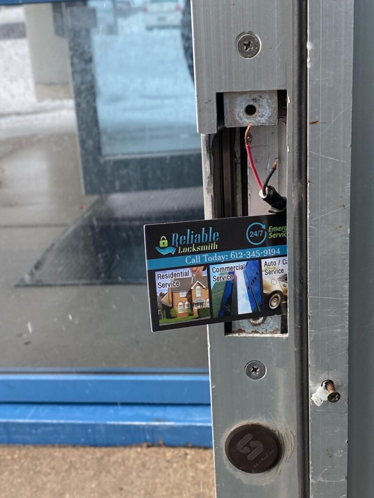 Commercial lock installed Reliable locksmith Richfield MN