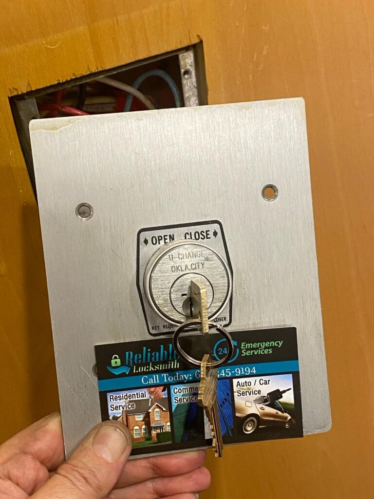 Electric strike installation by reliable locksmith (46)