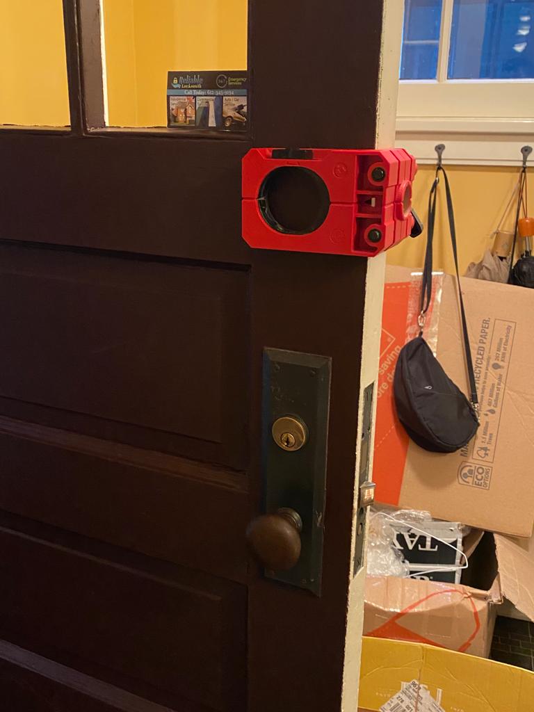 Residential lock installed Reliable locksmith Shoreview MN